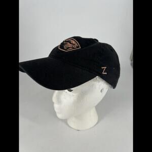 Zephyr Oregon State Beavers Hat Black & Orange Adjustable Cap